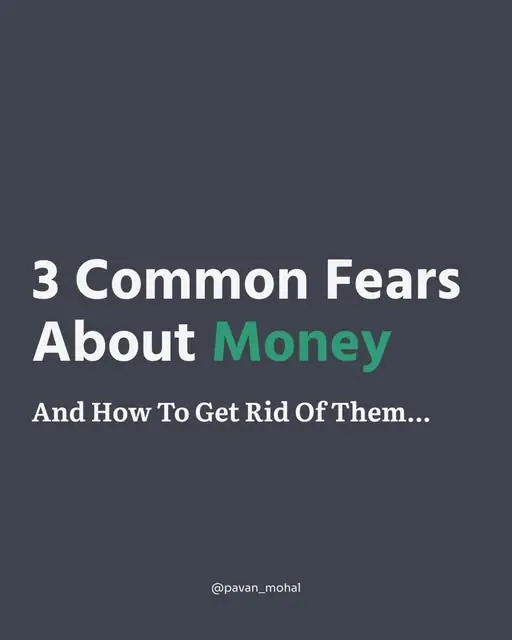 3 common fears about money, and how to get rid of them